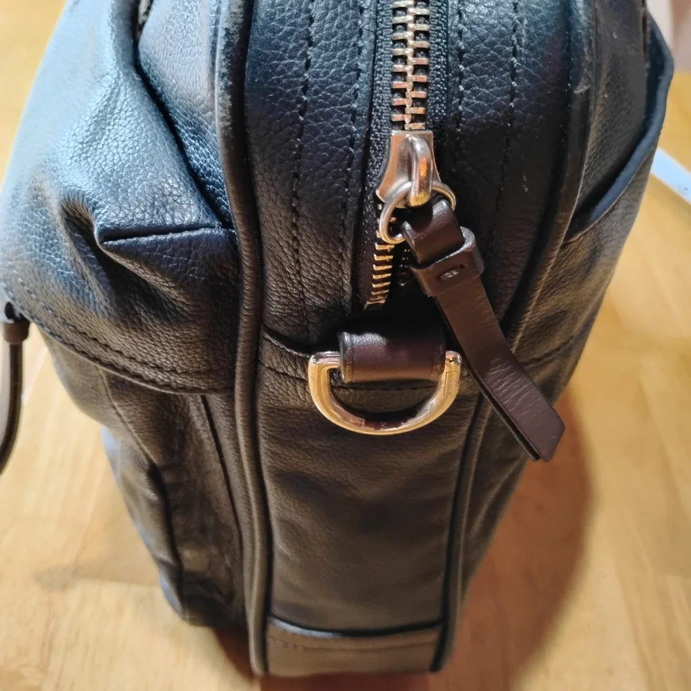 Coach Madison Cafe Leather Carryall Satchel